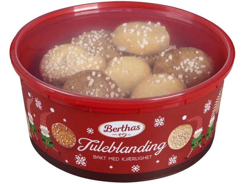 Christmas mix cookies 320 g (Juleblanding)