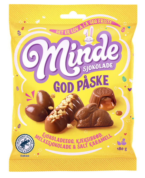 Happy Easter chocolate mix (God påske sjokkis) 180 grams