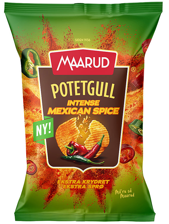 Maarud Intense Mexican Spice 175 gram Norwegian Foodstore