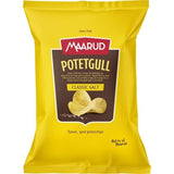 Expiration Date Maarud potatochips classic salt 240 gram (Potetgull) Norwegian Foodstore