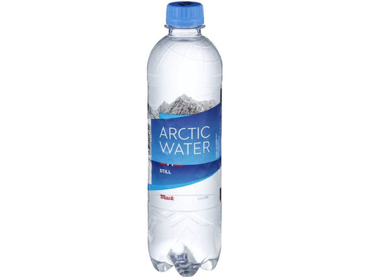 Mack Arctic Water Still 0.5L Norwegian pure refreshing water from Arctic brewery no added salt