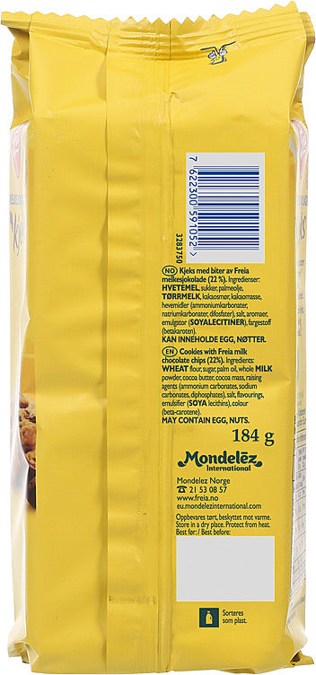 Freia Melkesjokolade / Milk chocolate cookies 184 gram (kjeks) Norwegian Foodstore
