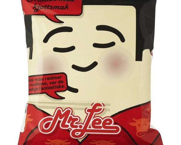 Mr. Lee beef noodles 85 grams (Nudler kjøttmak) Norwegian Foodstore