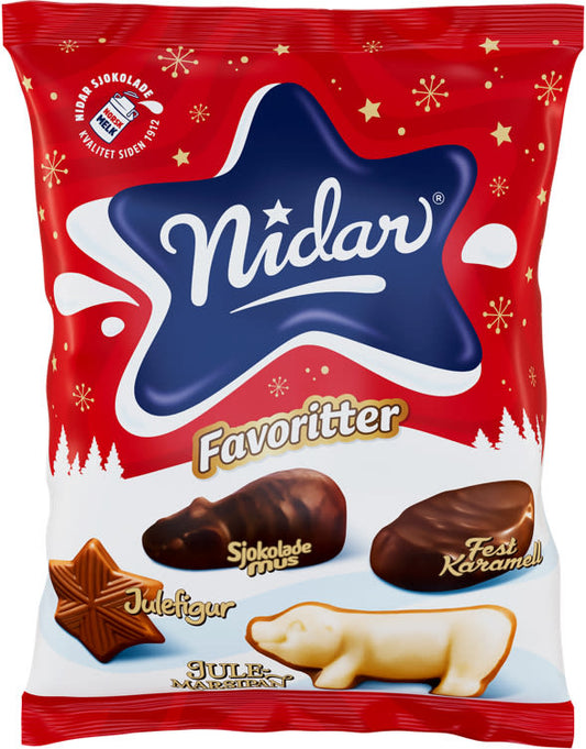 Nidar Christmas Favorites (Jule favoritter) 225 grams