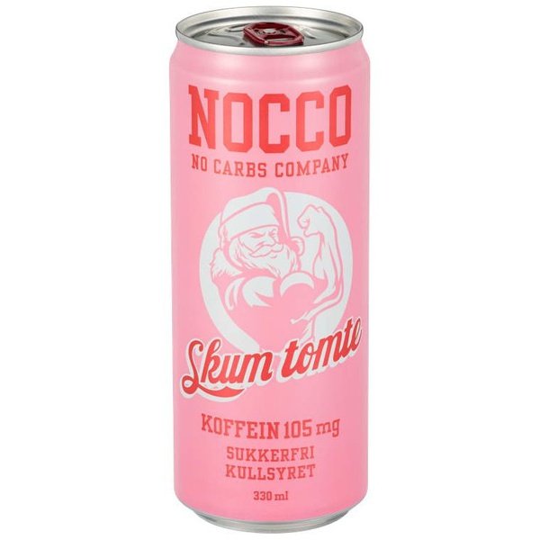 Nocco Foam Santa Energy Drink Christmas 0.33 litre can Skumnisse