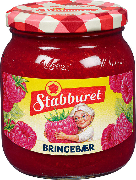 Stabburet Raspberry jam 400 gram - Norwegian Foodstore