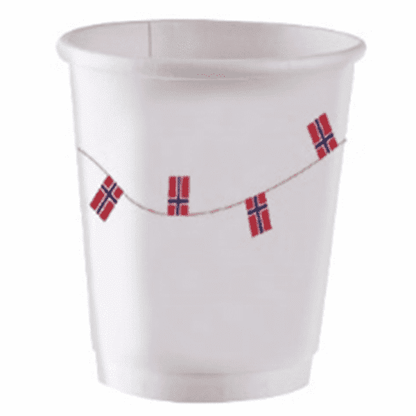 17 mai paper cups 6 pack (Pappkrus) Norwegian Foodstore