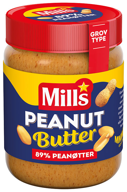 Peanut butter 350g – creamy peanut spread from Norway with fast worldwide shipping