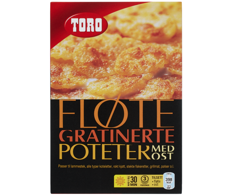 Toro Gratinated Potatoes with cheese 105 grams