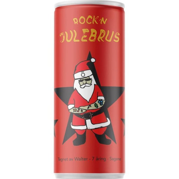 Rockin Christmas soda 0,33 liter (Julebrus)