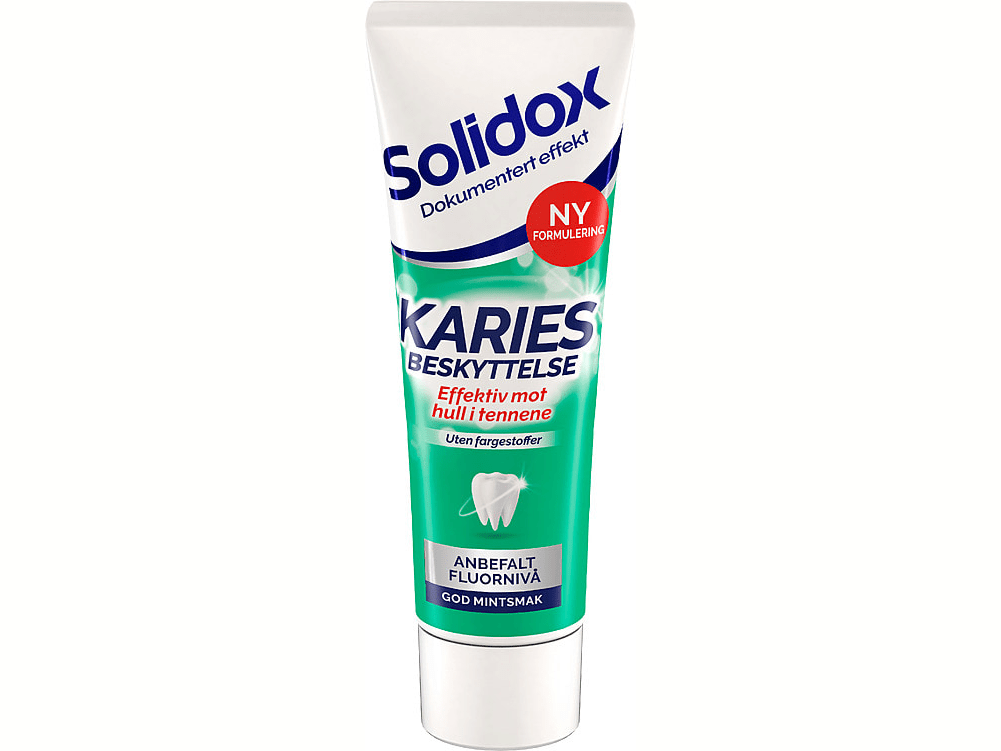 Solidox Karies Beskyttelse Cavity Protection Toothpaste 75 ml – front