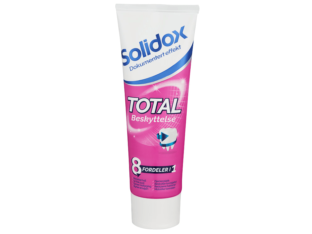 Solidox Total Protection Toothpaste 75 ml – front