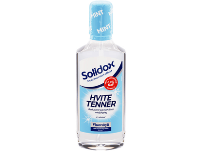Solidox White Teeth Mouthwash 500 ml – front