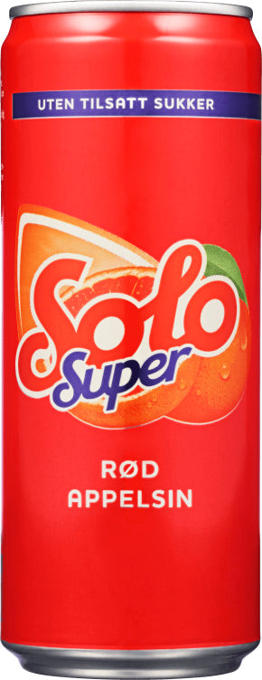 Solo Red Orange No Added Sugar 330 ml