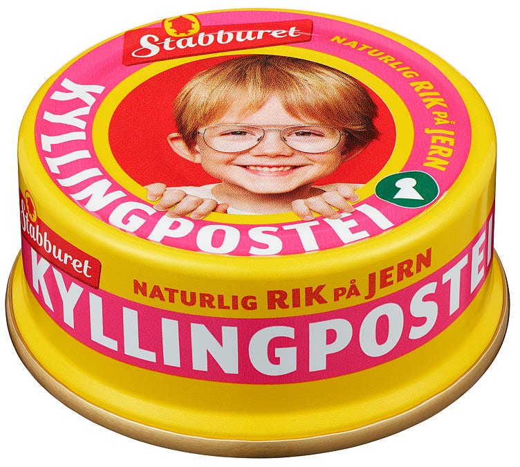 Stabburet Chicken Liver Pate 100g – Norwegian kyllingpostei spread with fast worldwide shipping