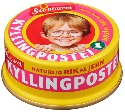 Stabburet Chicken Liver Pate 100g – Norwegian kyllingpostei spread with fast worldwide shipping