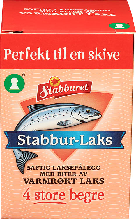 Stabburet Salmon Spread 4x40g – Norwegian laksepalegg portions with fast worldwide shipping