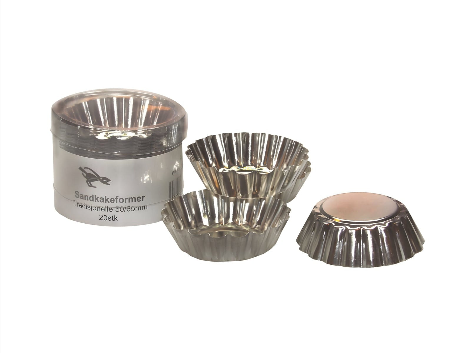 Stainless steel shortbread molds - 20pcs (Sandkakeformer) – Norwegian ...