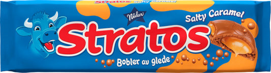 Stratos Salty Caramel 185g – authentic Norwegian chocolate from Norway with fast worldwide shipping
