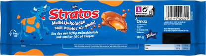 Stratos Salty Caramel 185g – authentic Norwegian chocolate from Norway with fast worldwide shipping
