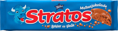 Stratos milk chocolate with air bubbles 150 gram