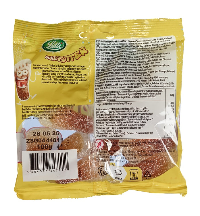 Sure Føtter Sour Feet candy 130g – sour gummy candy from Norway with fast worldwide shipping