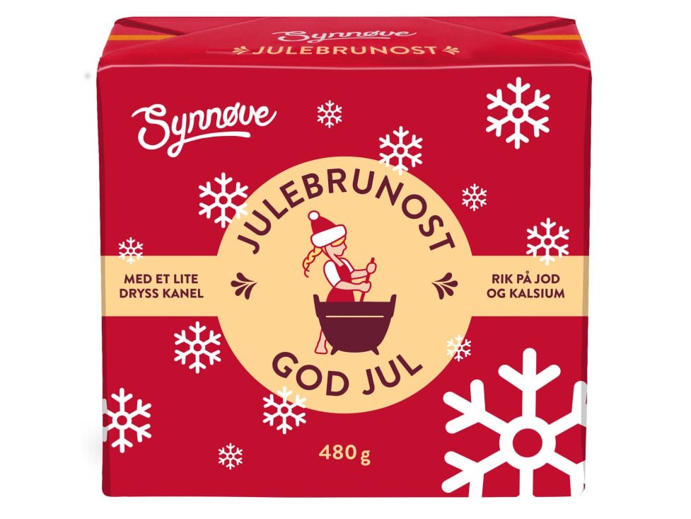 Synnøve Christmas Brunost 480 grams (Julebrunost)
