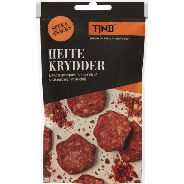 Tind Bag - cured sausage hot spices 30 grams (Speket pølse heite krydder) Norwegian Foodstore
