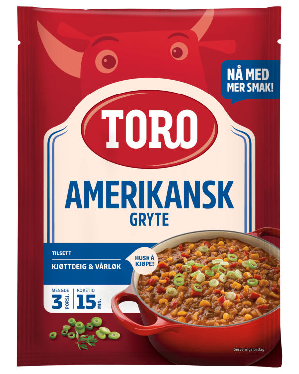 Toro American Stew (Amerikansk gryterett) 162 grams Norwegian 