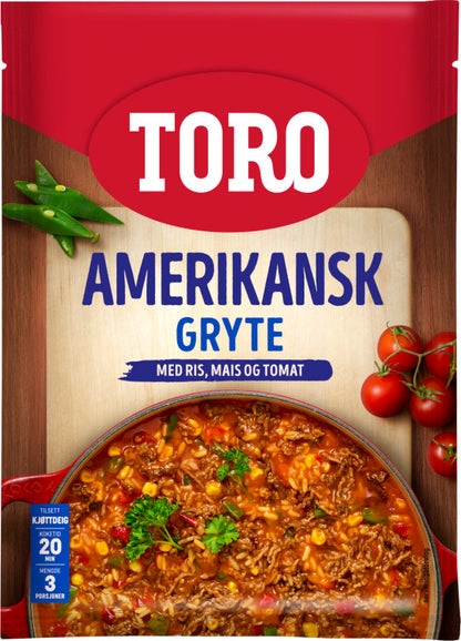 Toro American Stew (Amerikansk gryterett) 187 grams Norwegian Foodstore