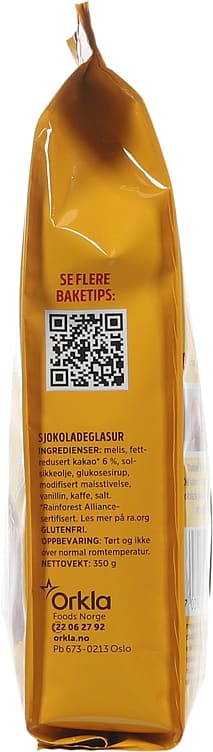 Toro chocolate icing mix / chocolate glaze (langpanne sjokoladeglasur) 350g – authentic Norwegian food from Norway with fast worldwide shipping