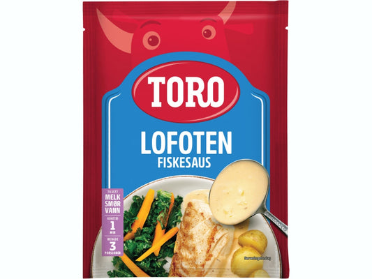 Toro Lofoten fish sauce 34 grams (Fiskesaus) Norwegian Foodstore