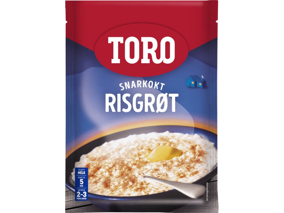 Toro Porridge quick-cooked 148 grams (Risengrøt / Risgrøt snarkokt)