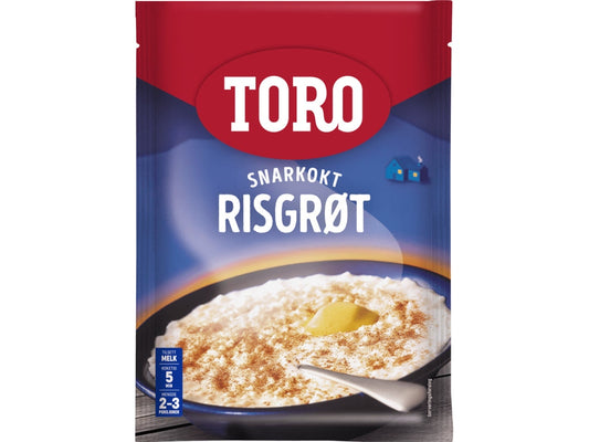 Toro Porridge quick-cooked 148 grams (Risengrøt / Risgrøt snarkokt)