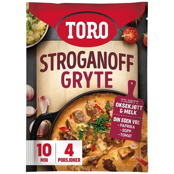 Toro Stroganoff stew (Stroganoff Gryte) 105 gram Norwegian Foodstore