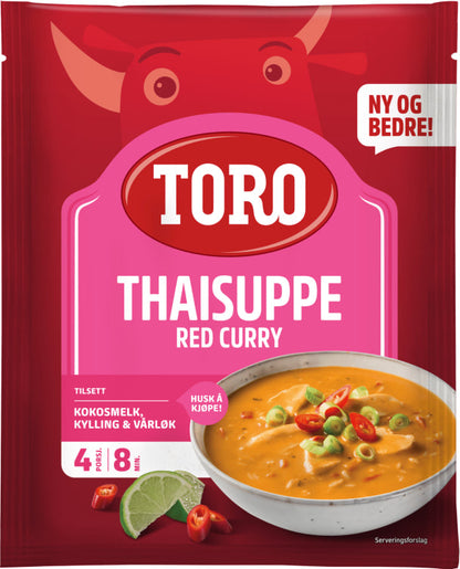 Toro Thai Soup red Curry 118 grams Norwegian Foodstore