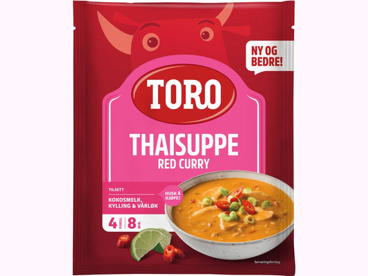 Toro Thai Soup red Curry 118 grams Norwegian Foodstore