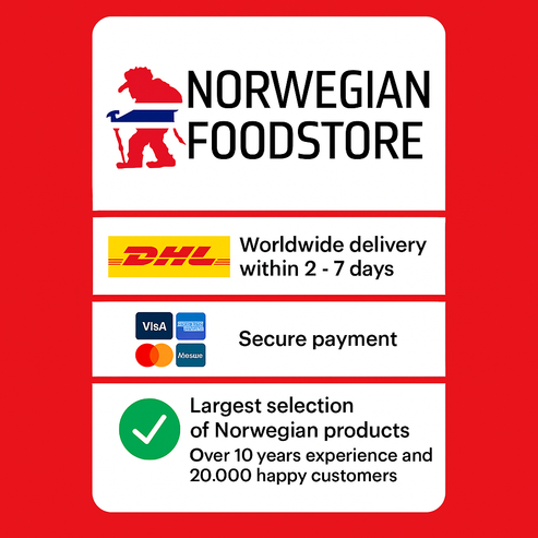 Løper (Table runner) Norwegian flag