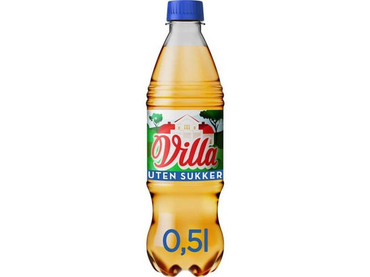 Villa Soda sugar free 0,5 Liter Norwegian Foodstore