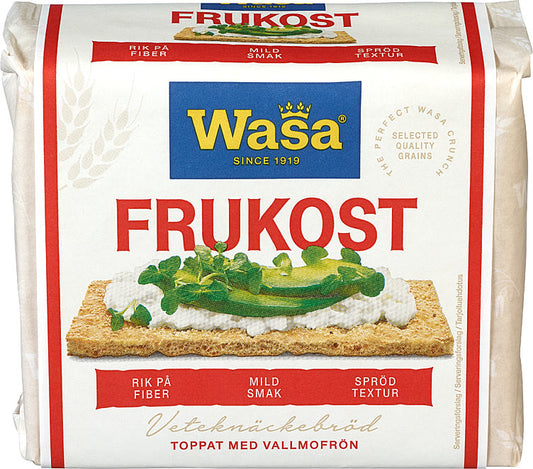 Wasa Frukost Crispbread 240g – Norwegian knekkebrød for breakfast with fast worldwide shipping