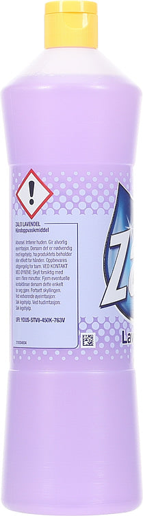 Zalo lavender dishwashing liquid (oppvaskmiddel) 500ml – authentic Norwegian household product from Norway with fast worldwide shipping
