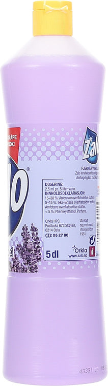 Zalo lavender dishwashing liquid (oppvaskmiddel) 500ml – authentic Norwegian household product from Norway with fast worldwide shipping
