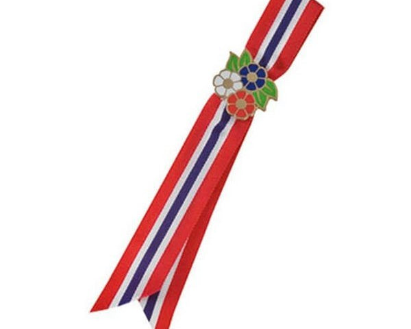17 Mai Children's bow W / Flower pin - 12cm Barnesløyfe Norwegian Foodstore
