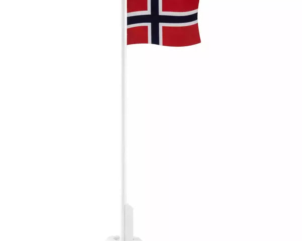 Table Flag Wood (Bordflagg i tre) 32 cm Norwegian Foodstore