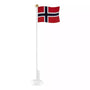 Table Flag Wood (Bordflagg i tre) 32 cm Norwegian Foodstore
