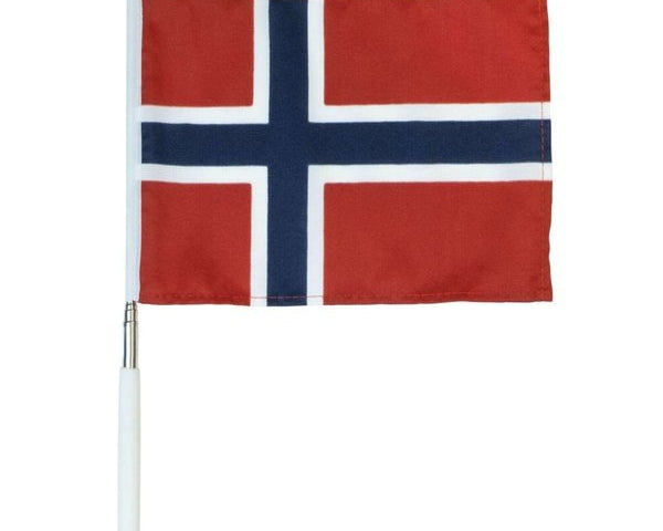 17 Mai Flag, telescope Norwegian Foodstore