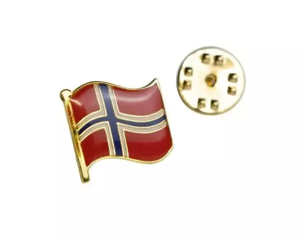 17 Mai pin wave flag 2 cm Norwegian Foodstore