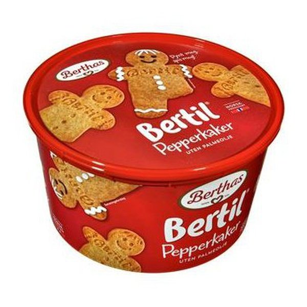 Berthas Bertil gingerbread cookies 350 grams (Pepperkaker) Norwegian Foodstore