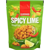 Eldorado Spicy Lime Peanuts (Peanøtter) 175 grams Norwegian Foodstore