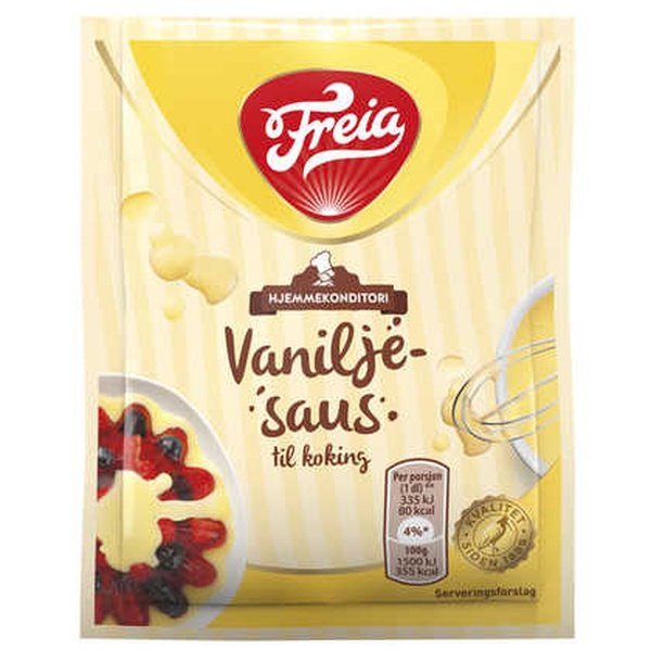 Freia Vanilla sauce mix (til koking) 19 grams Norwegian Foodstore
